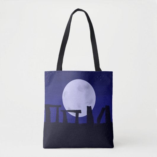 Tote Tag Winter Solstice Moon Tasche (Vorderseite)