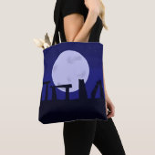 Tote Tag Winter Solstice Moon Tasche (Von Nahem)