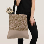 Tote Tag Wüste Camouflage groß/klein Tasche (Von Nahem)