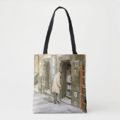 Tote Tasche - 'Alte Bücher' (Vorderseite)