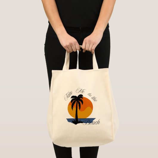 Tote Tasche - Bring mich zum Strand (Vorderseite (Produkt))