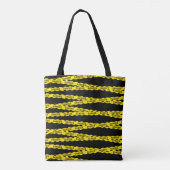 Tote-Tasche "Danger Tape" Tasche (Rückseite)