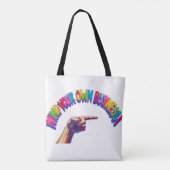 Tote Tasche - Denken Sie an Ihr eigenes Geschäft. (Rückseite)