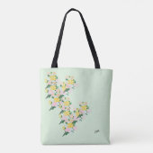 Tote Tasche: Frühlingsblumen Tasche (Rückseite)