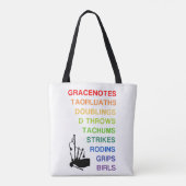 Tote Tasche für Bagpipers (Rückseite)