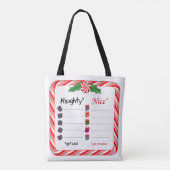 Tote Tasche für Naughty oder Nizza (Rückseite)