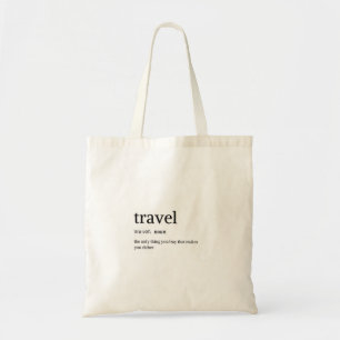 Tote Tasche für Reisen Verkehrsdefinition