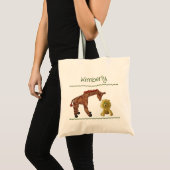 Tote Tasche - Giraffe und Löwe (Vorderseite (Produkt))