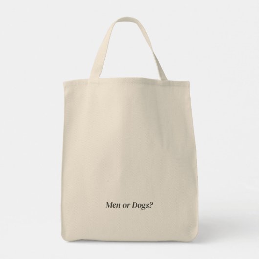 Tote Tasche (Hunde lieben Design) (Rückseite)