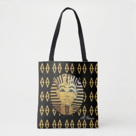 Tote-Tasche im ägyptischen Schwarz-Gold-Stil Tasche