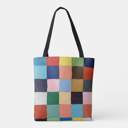 Tote Tasche im Design von Funky Squares (Rückseite)