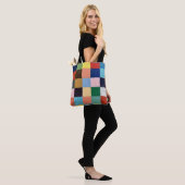 Tote Tasche im Design von Funky Squares (Am Model)