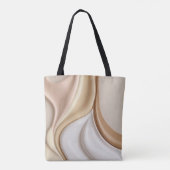 Tote-Tasche in abstrakter Grafik Tasche (Rückseite)