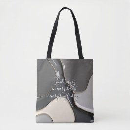 Tote-Tasche in abstrakter Grafik Tasche