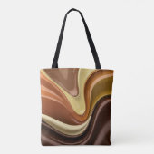 Tote-Tasche in abstrakter Grafik Tasche (Rückseite)