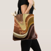 Tote-Tasche in abstrakter Grafik Tasche (Von Nahem)