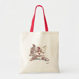 Tote Tasche: Kitten Liebe Tragetasche