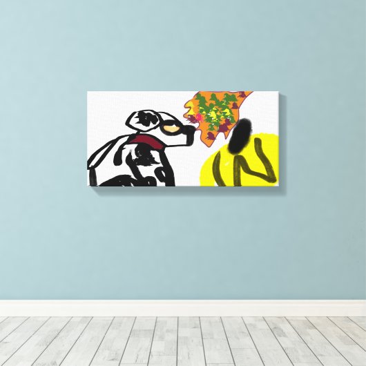 Tote Tasche Leinwanddruck (Insitu (Holzboden))