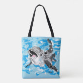 Tote Tasche : Liebe eines Delfins (Rückseite)