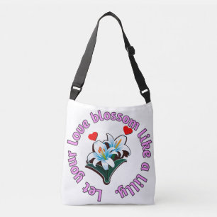 Tote Tasche Lilly und Slogan