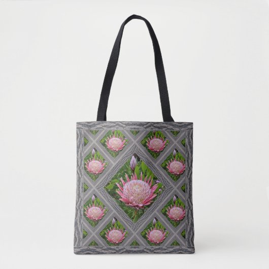 Tote Tasche mit Atemberaubenden Proteas (Vorderseite)
