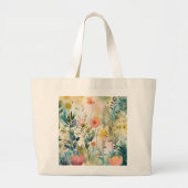 Tote Tasche mit Blumendruck (Vorne)