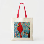 Tote Tasche mit Charlie Kardinal im Frühjahr (Vorne)