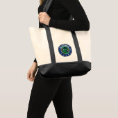 Tote Tasche mit den Logos Jersey und CHARGE (Vorderseite (Produkt))
