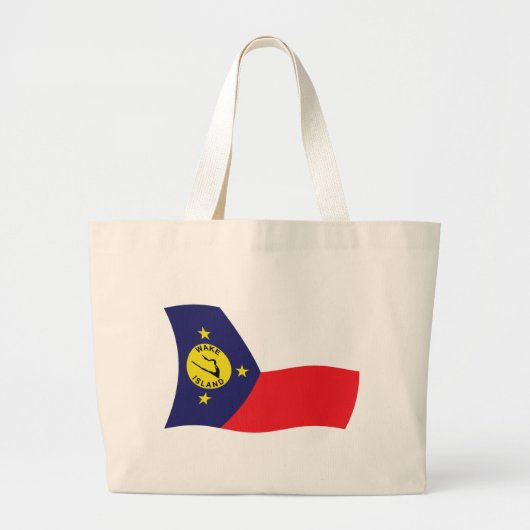 Tote-Tasche mit geweckt Inselflagge Jumbo Stoffbeutel (Vorne)
