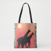Tote Tasche mit Giraffendesign (Vorderseite)