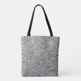 Tote Tasche mit grauem, gesprenkeltem Design