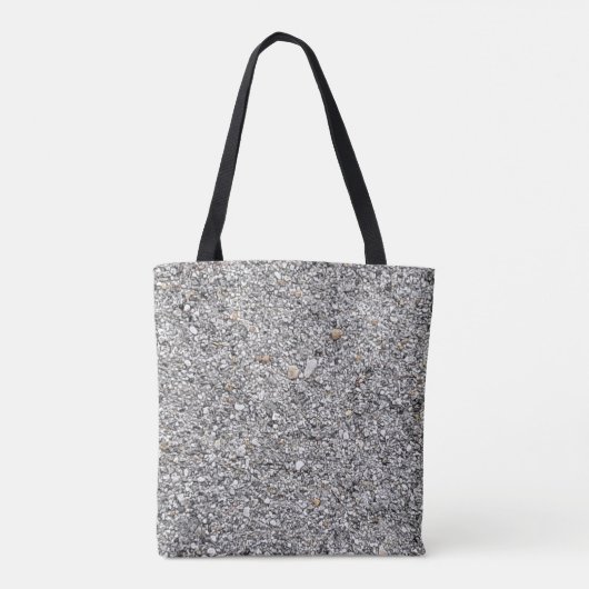 Tote Tasche mit grauem, gesprenkeltem Design (Rückseite)