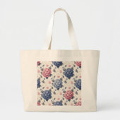 Tote Tasche mit Hydrangedesign (Vorne)
