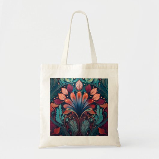 Tote Tasche mit Jugendstil-Design. (Vorne)