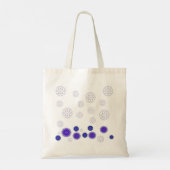 Tote Tasche mit kreativen Blume (Rückseite)