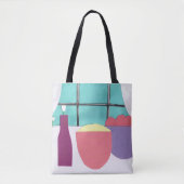 Tote Tasche mit Küchenecke (Vorderseite)