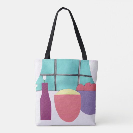 Tote Tasche mit Küchenecke (Rückseite)