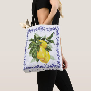 Tote Tasche mit Lemon Design