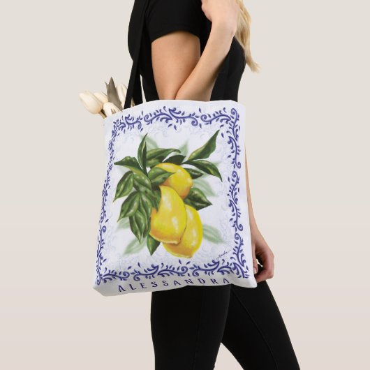 Tote Tasche mit Lemon Design (Von Nahem)