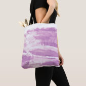 Tote Tasche mit Mauve Abstract Design (Von Nahem)