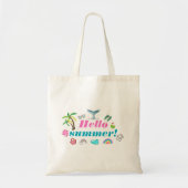 Tote Tasche mit Palm Tree & Summer Vibes (Vorne)