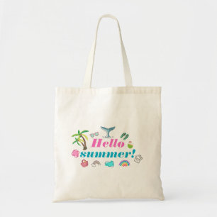 Tote Tasche mit Palm Tree & Summer Vibes
