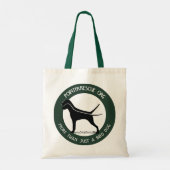 Tote Tasche mit Pointer Rescue Organisation (PRO) (Rückseite)