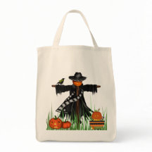Tote Tasche mit Pumpkins Scarecrow
