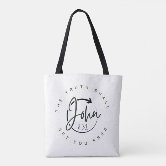 Tote Tasche mit Schrift (Rückseite)
