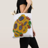 Tote-Tasche mit Sonnenblume gestrichen Tasche (Von Nahem)