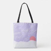 Tote Tasche mit Sonnenuntergang (Rückseite)