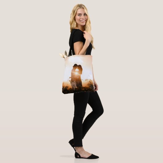 Tote Tasche mit zweiseitigen personalisierten Bild (Am Model)