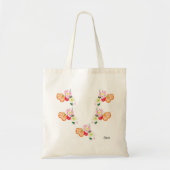 Tote Tasche: Mohnblüte Blume Tragetasche (Vorne)
