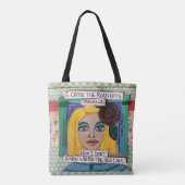 Tote Tasche - nur wo die h - ist einfach Straße? (Rückseite)